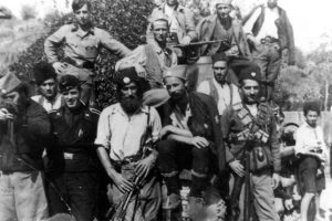 Chetnik guerrillas and Germans