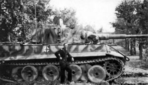 Tiger tanks of the SS-Leibstandarte in northern Italy