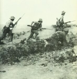 Australian soldiers on Gallipoli.