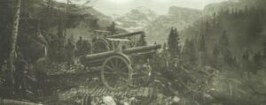Austro-Hungarian artillery fires 