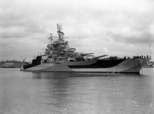 USS West Virginia  July 1944