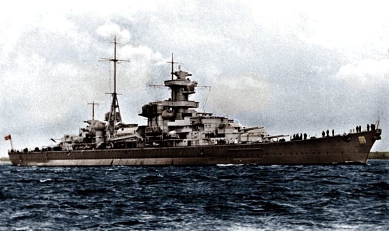 German heavy cruiser Blücher