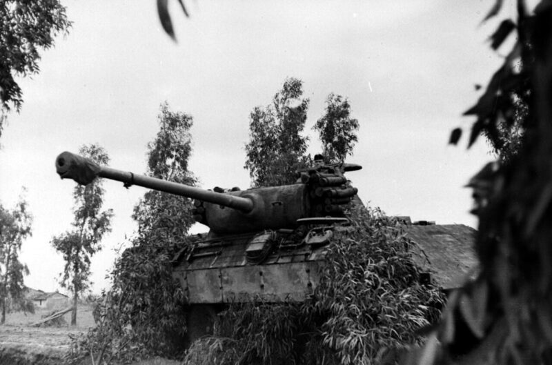 Panther tank in Italy