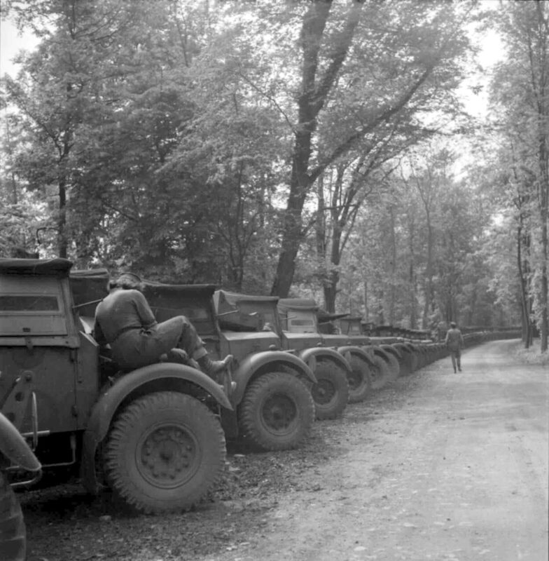 check of vehicles for D-day