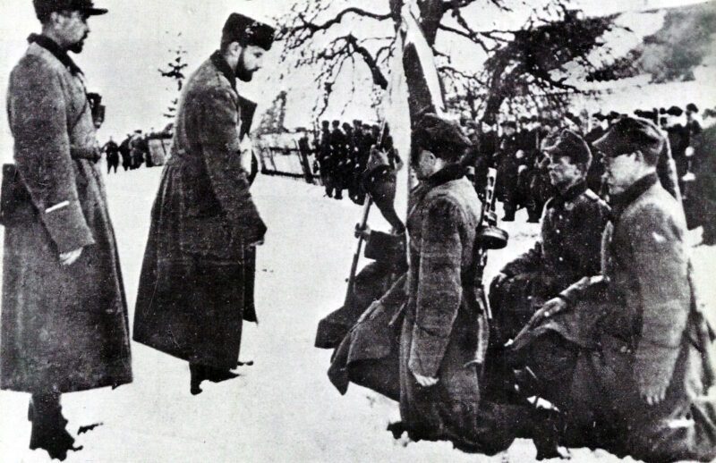 Swearing-in of members of the Armia Krajowa