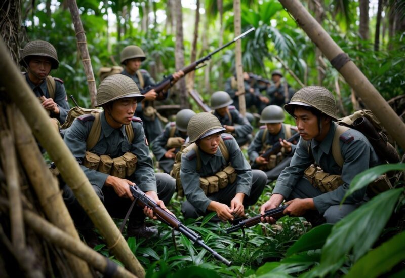 Japanese soldiers