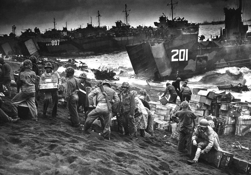  beach at Iwo Jima